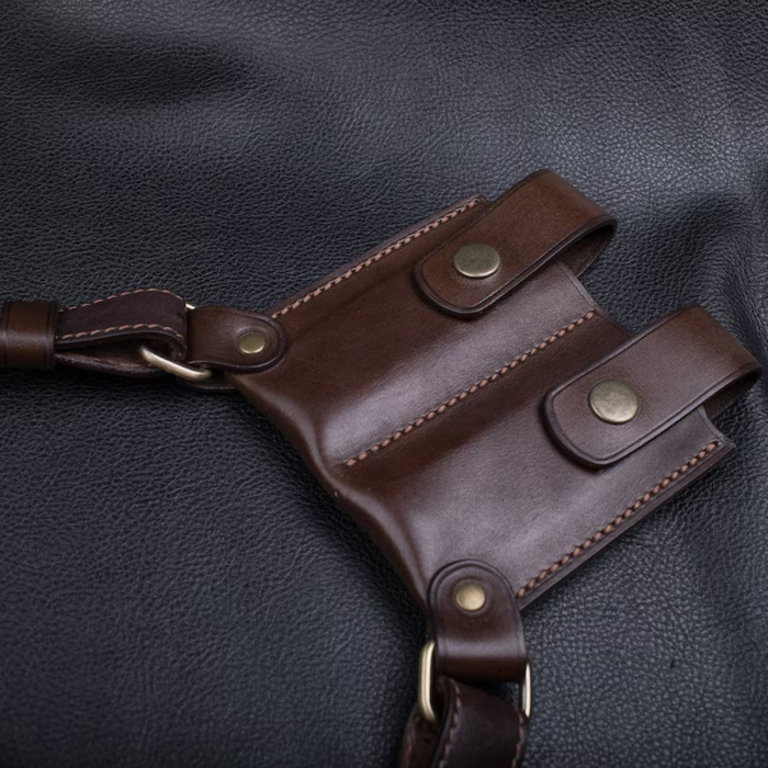 Colt 1911 Brown Leather Spider Shoulder Holster