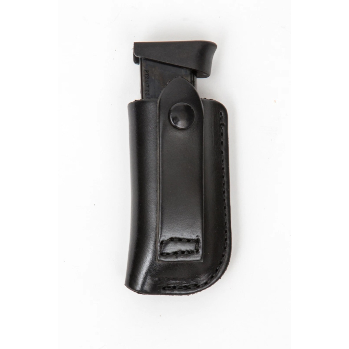 Black Carry Combo Pack IWB/OWB Leather Holster & Double Mag Carrier