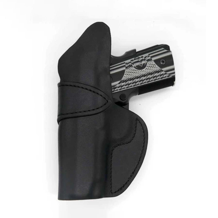 Steel Clip Black IWB Leather Holster