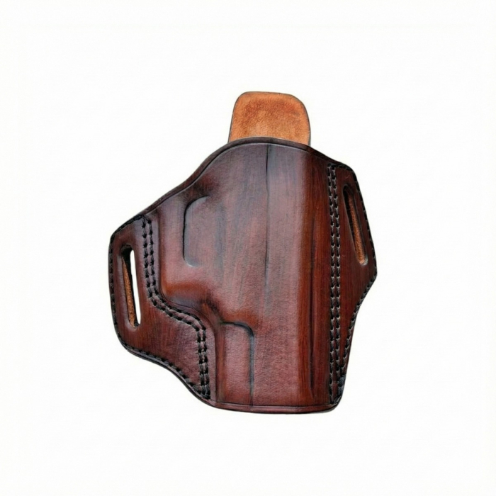 Brown Full-Grain Leather Custom OWB Holster