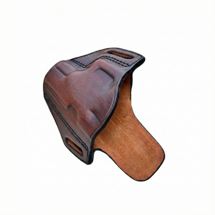 Brown Full-Grain Leather Custom OWB Holster