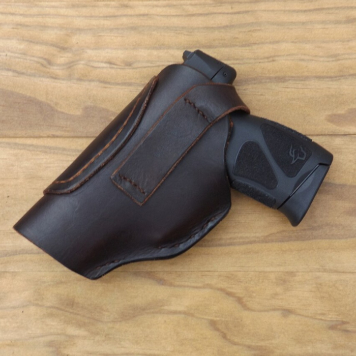 Dark Brown Leather Thumb Break Holster