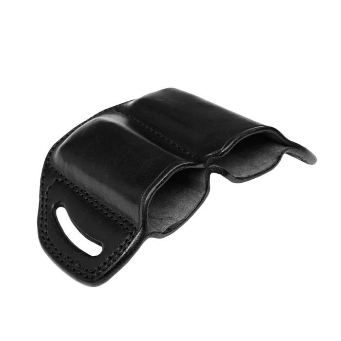 Double Mag Pouch for Single Stack Mags, OWB Magazine Pouch for Belts – Classic Black
