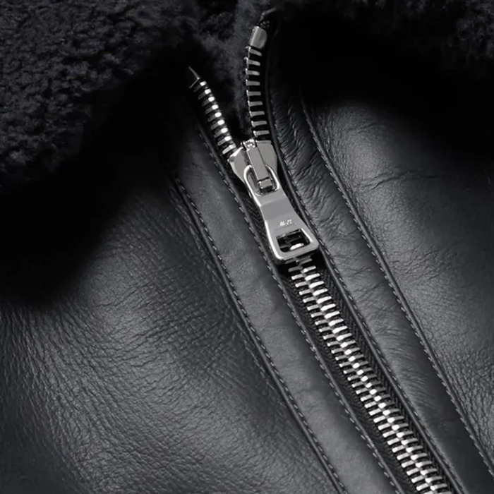 Sherpa Faux Leather Jackets