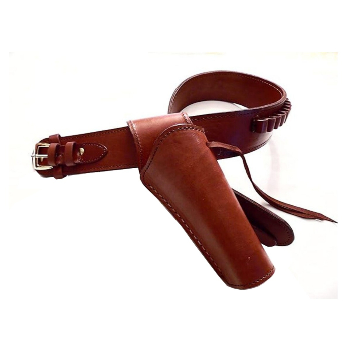 Fast Draw Western Holster Belt With Bullet Loops