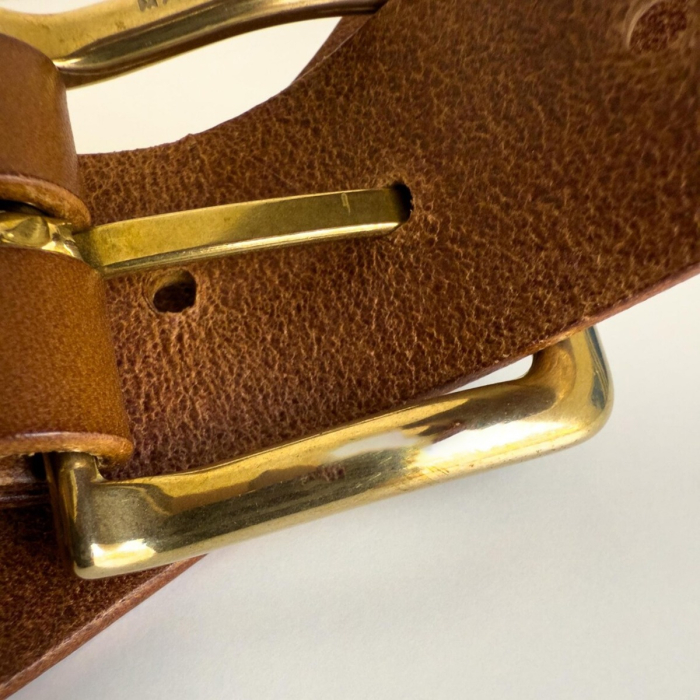 Full-Grain Vegetable-Tanned Leather Belt