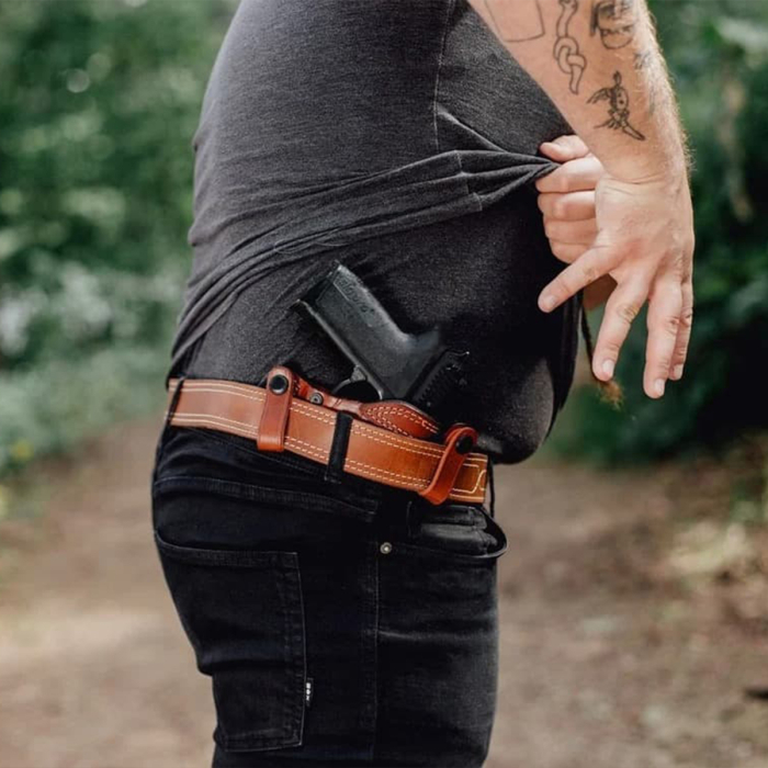 Brown Leather IWB Holster