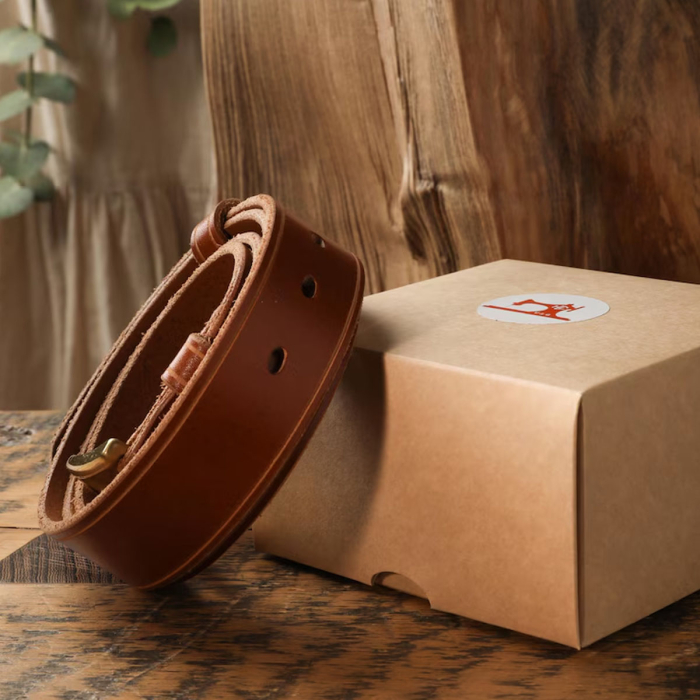  Vegetable Tanned Full Grain Leather Belt