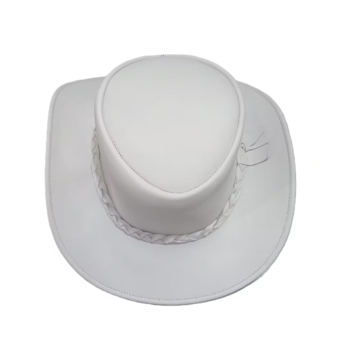 Breathable Eyelet Leather Cowboy Hat