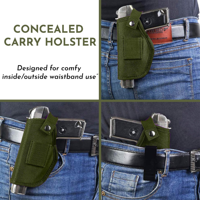 Green Nylon Universal IWB OWB Holster