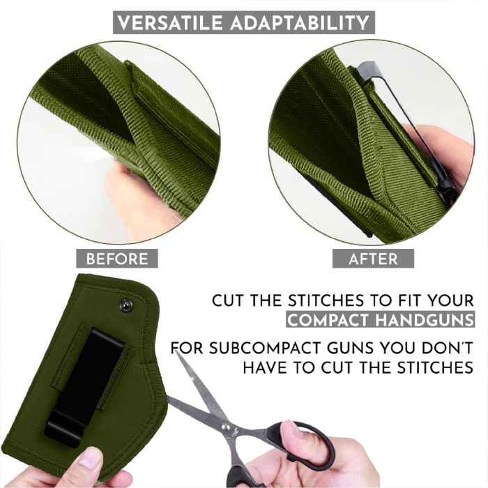 Green Nylon Universal IWB OWB Holster