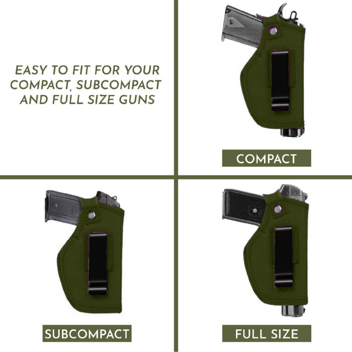 Green Nylon Universal IWB OWB Holster
