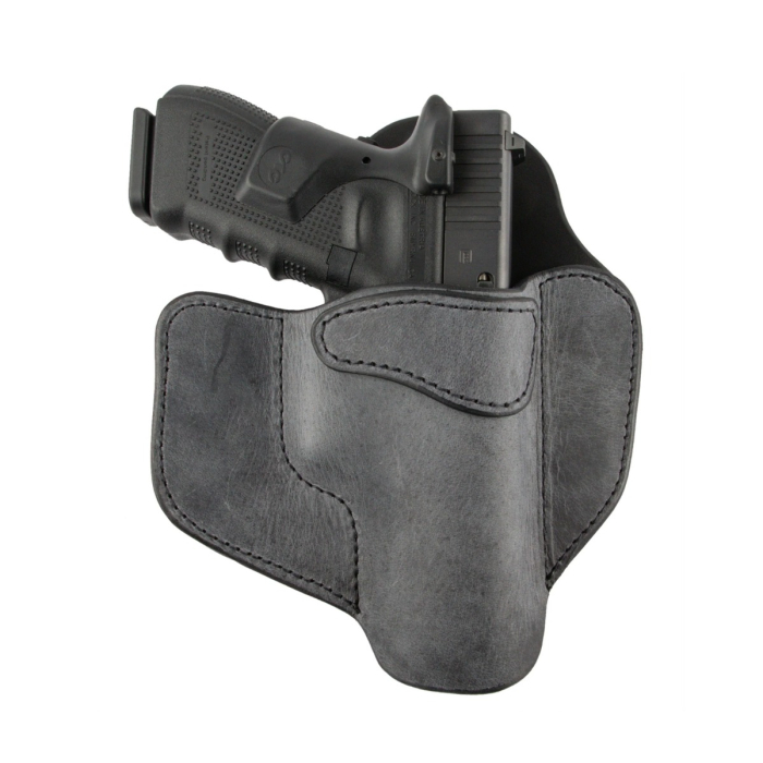 Grey Leather OWB Pancake Holster