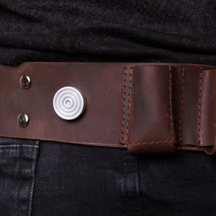 Han Solo Inspired Brown Leather Drop Leg Holster