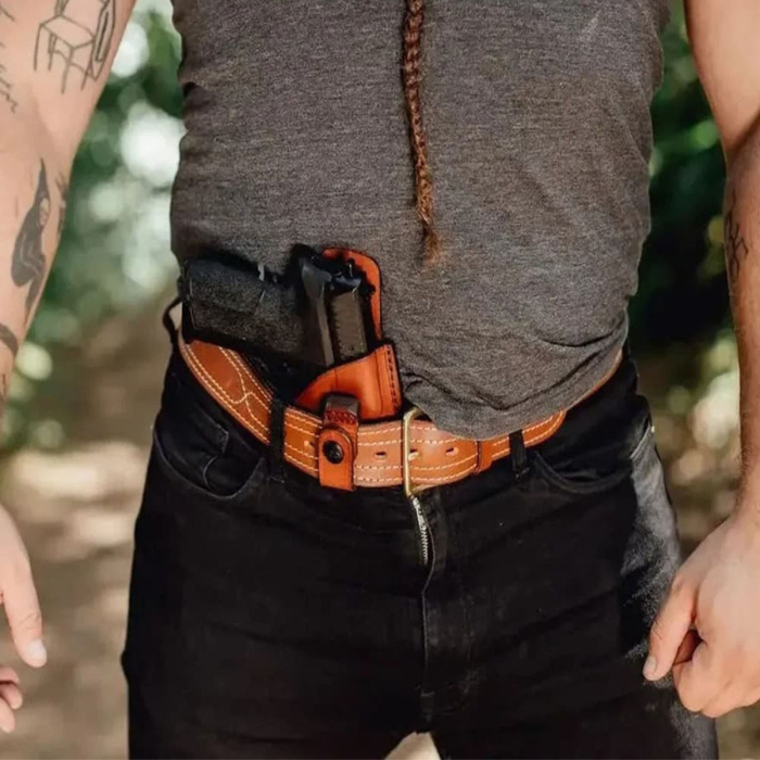 Brown Tuckable Leather IWB Holster