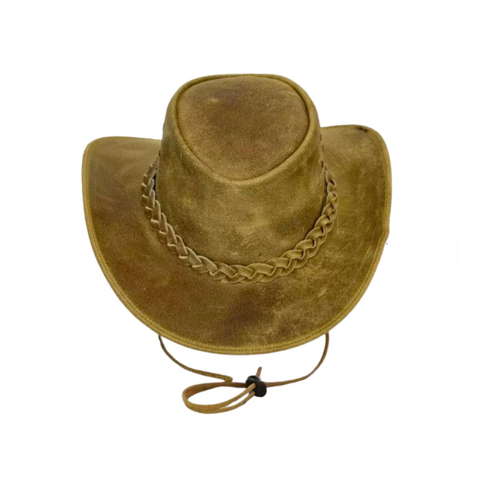 Personalized Foldable Leather Cowboy Hat