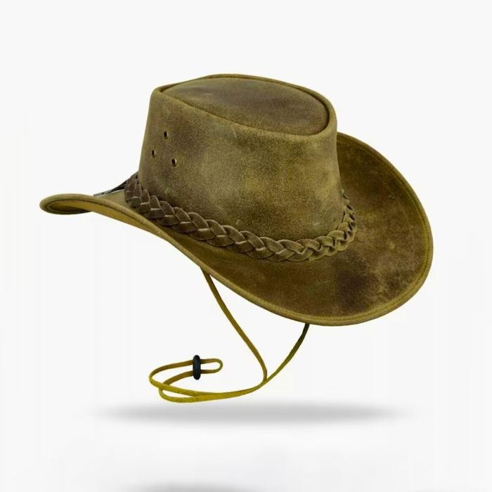 Personalized Foldable Leather Cowboy Hat