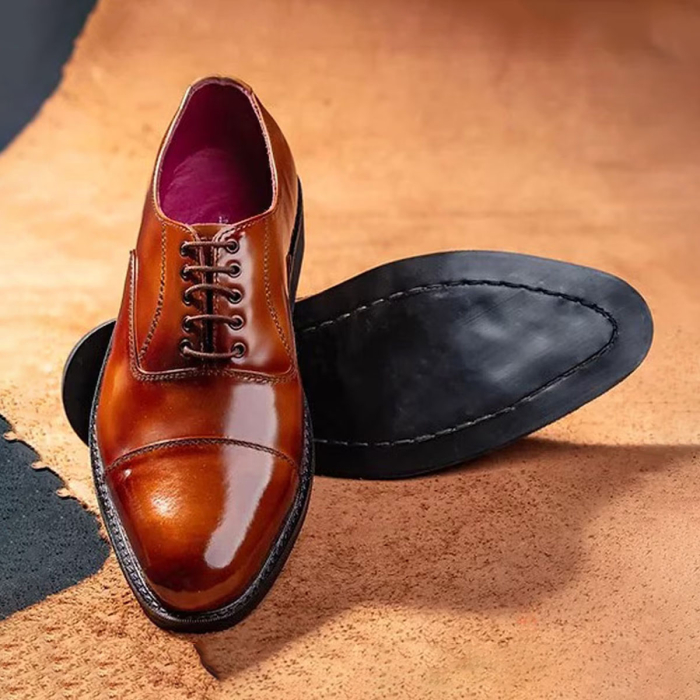 Handmade Brown Oxford Shoes