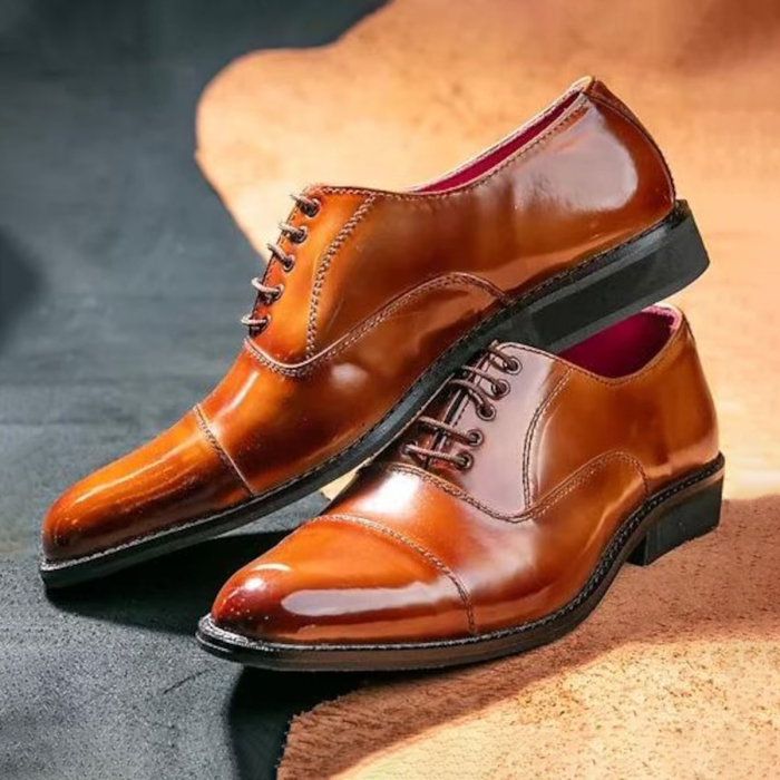 Handmade Brown Oxford Shoes