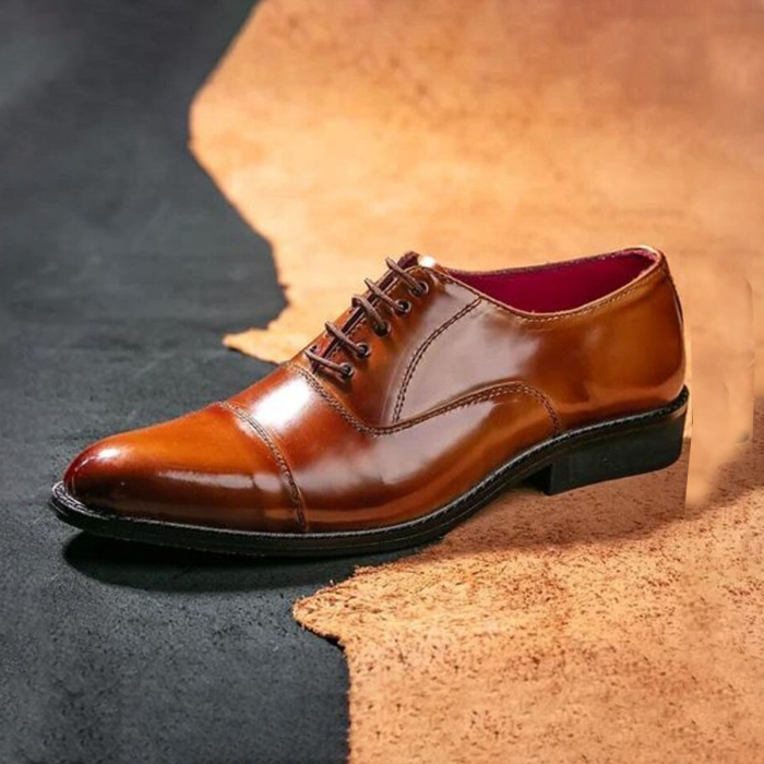 Handmade Brown Oxford Shoes