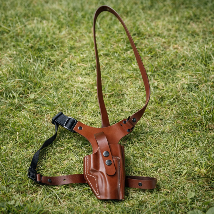 Hybrid Leather Chest Rig Holster