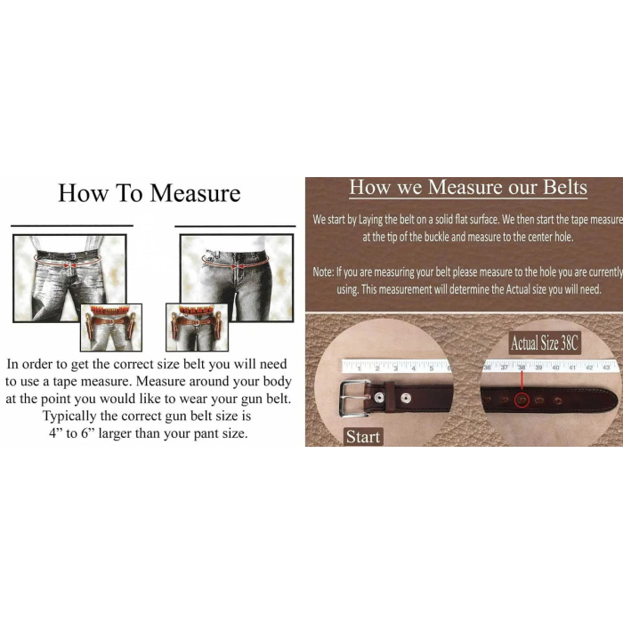 Basket Weave Hand-Carved Leather Gun Belt with Bullet Loops – OWB Cross Draw Western Leather Holster