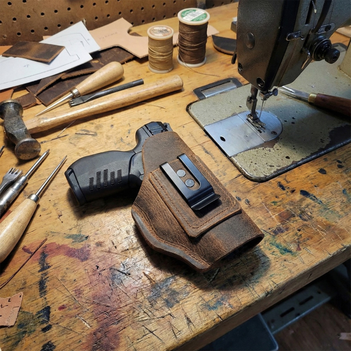 Brown Leather IWB Holster for Ruger SR22