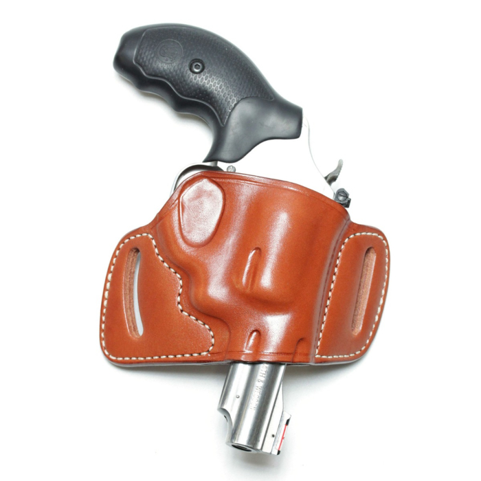 J Frame Skeleton OWB Leather Holster