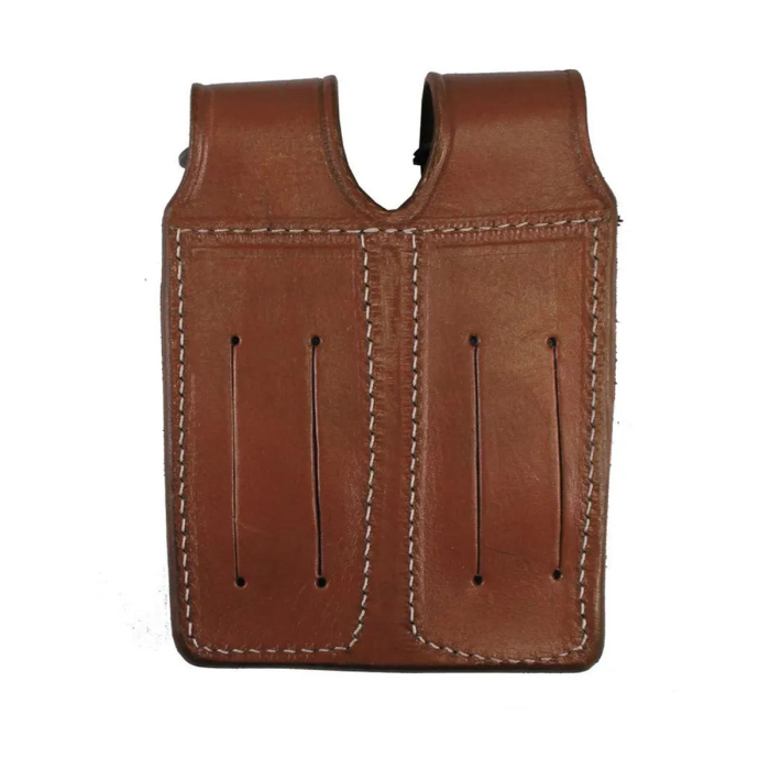  Double Magazine Brown Pouch for 9mm