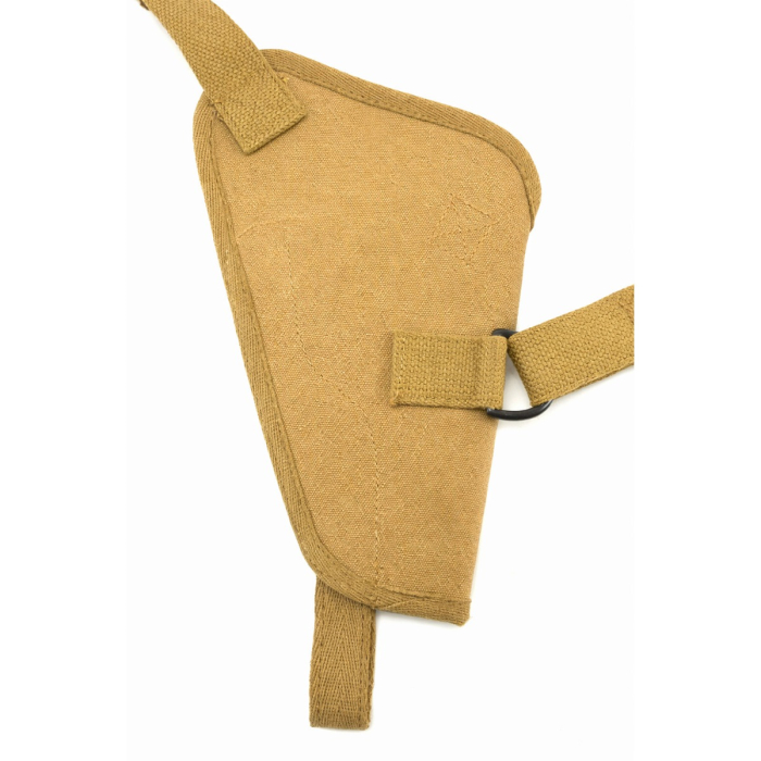 Khaki Canvas Shoulder Holster With Shell Loops