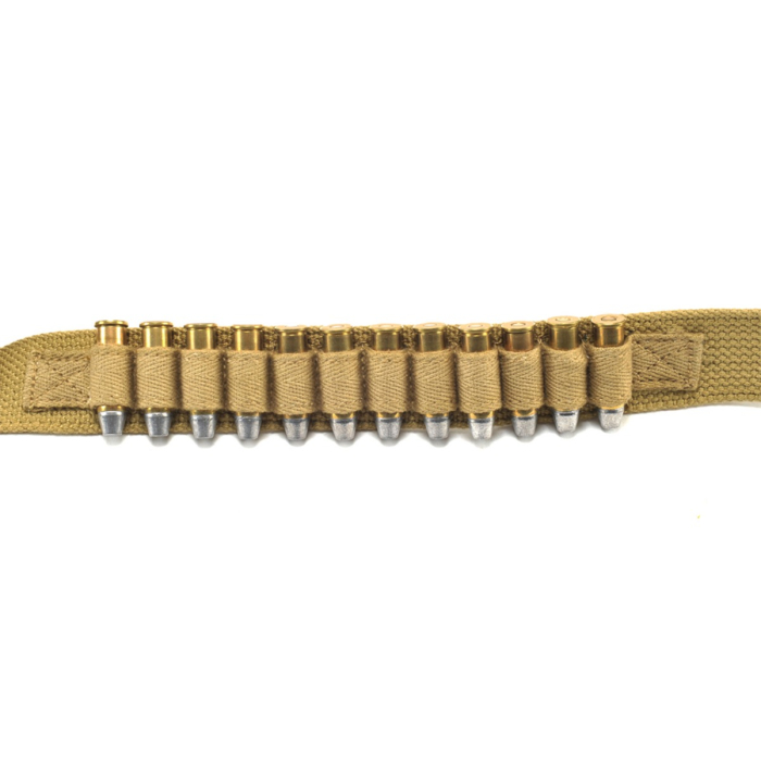 Khaki Canvas Shoulder Holster With Shell Loops