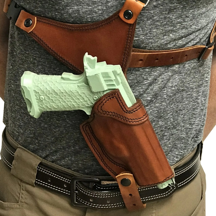 Leather Alaska Style Chest Holster