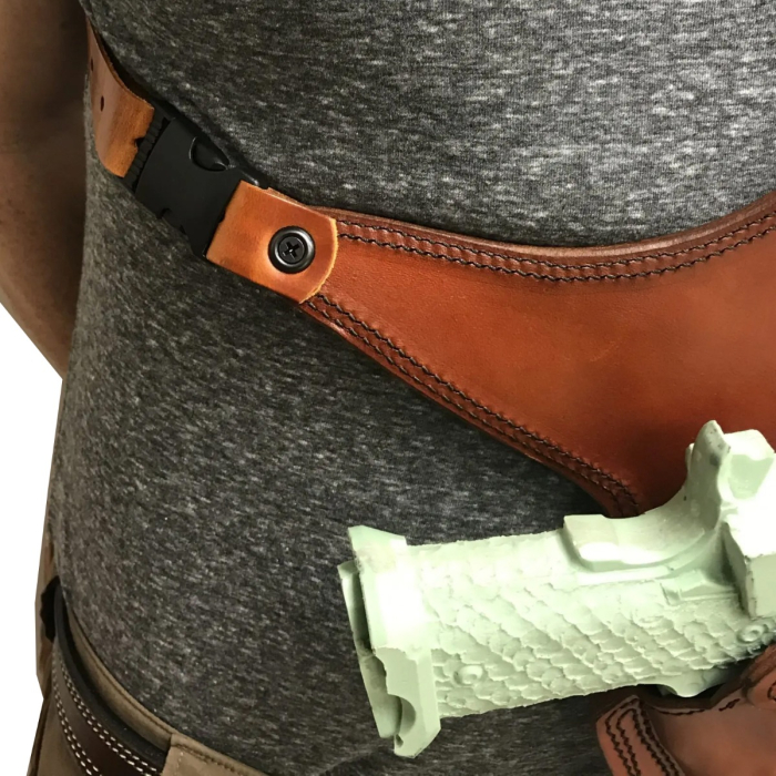 Leather Alaska Style Chest Holster