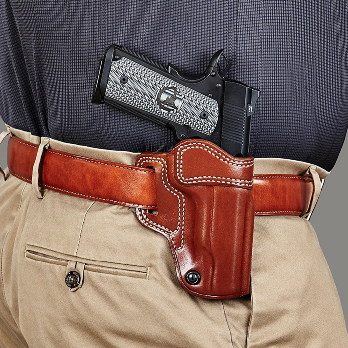 Leather Avenger Belt Carry Holster