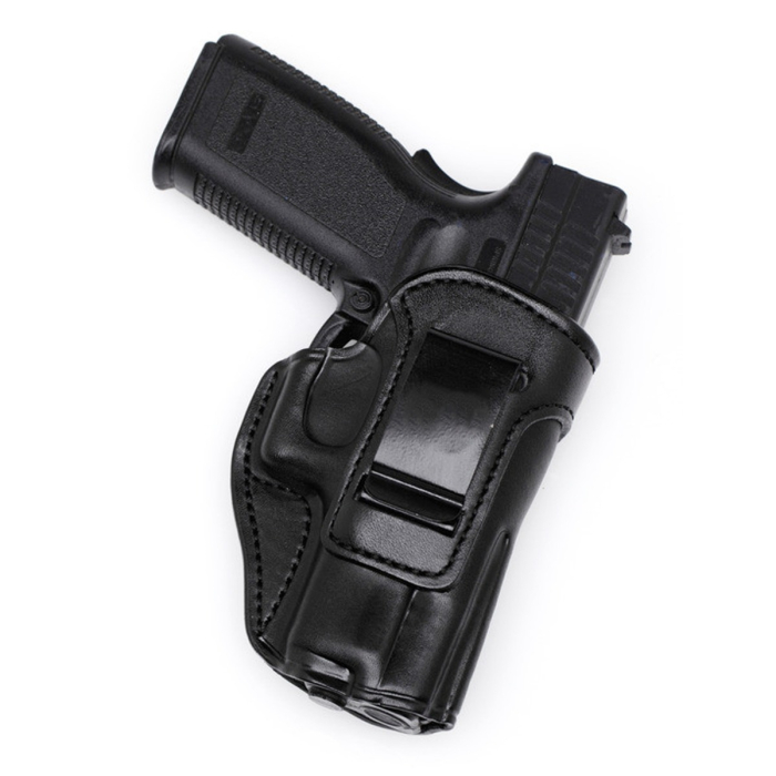 Leather IWB Concealment Holster With Metal Clip