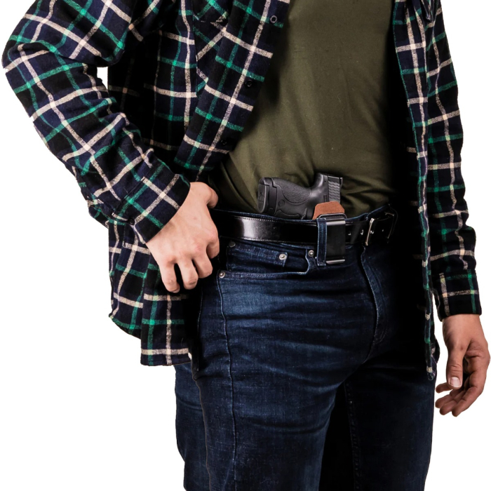 Leather IWB Holster Model 6 Suede