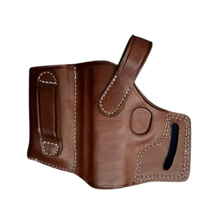 Leather OWB Combo Holster with Magazine Pouch for Colt 1911