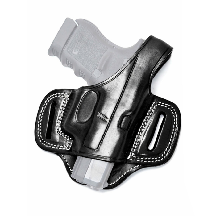Leather OWB Pancake Holster With Thumb Break