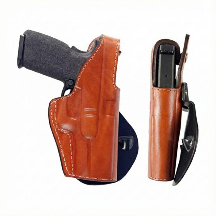 Leather Paddle Holster with Thumb Break