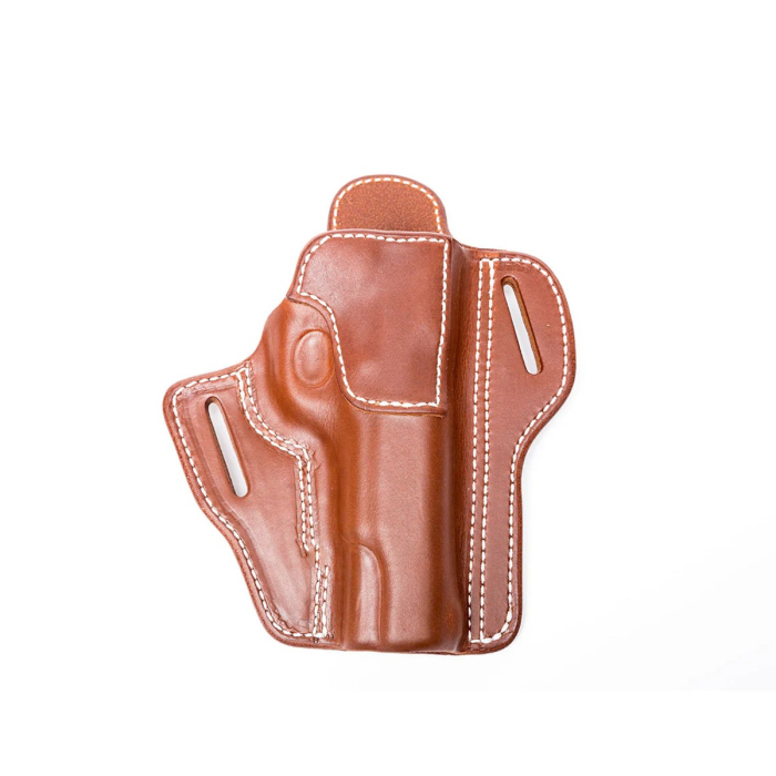 Brown Leather OWB Pancake Holster