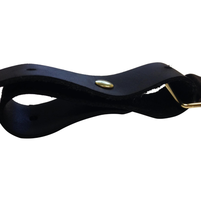 Black Leather Shoulder Holster for S&W 5904 / 5906 with Double Magazine Carrier