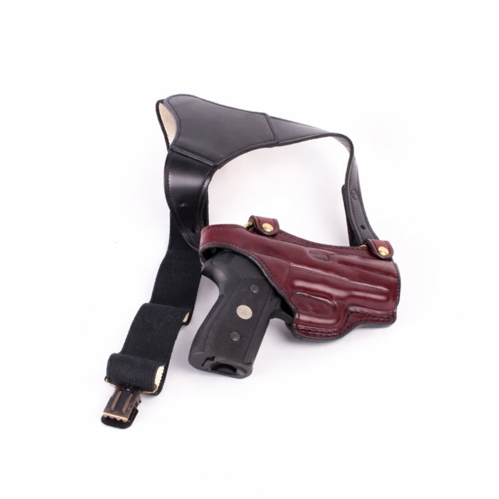 Leather Shoulder Holster With Thumb Break