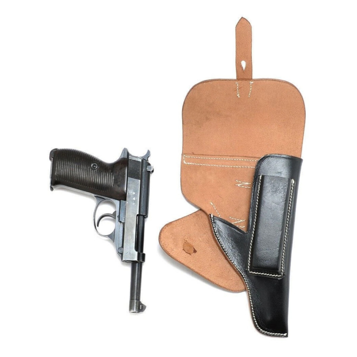 Leather Soft Shell Flap Holster With Marking