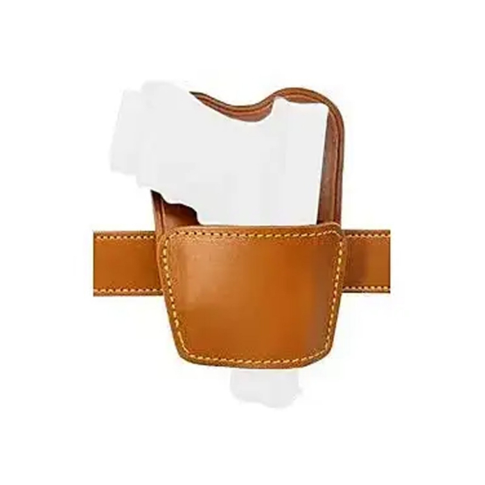 Leather Belt Carry Holster With Protective Body Shield