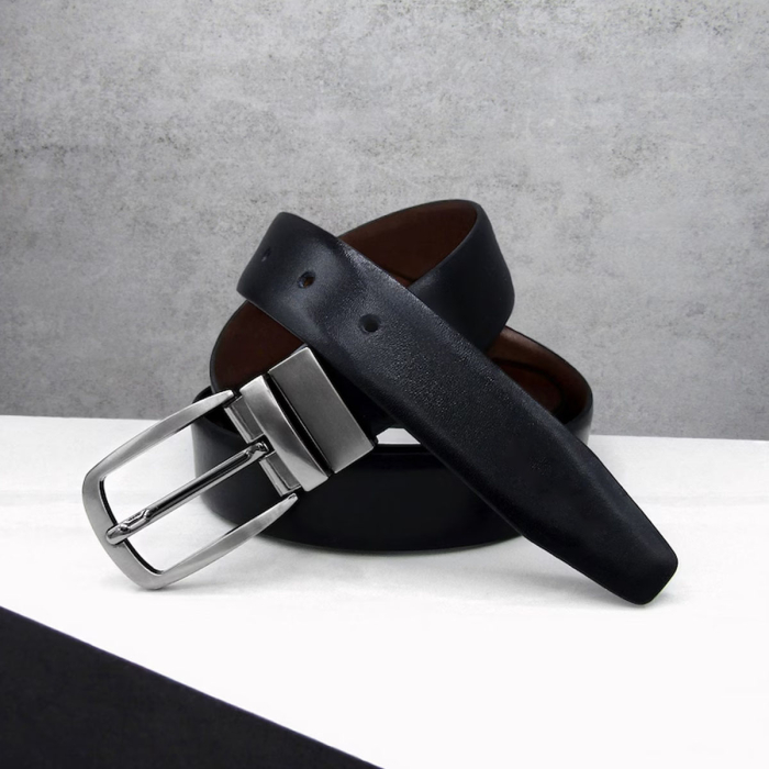 Personalized Reversible Leather Belt