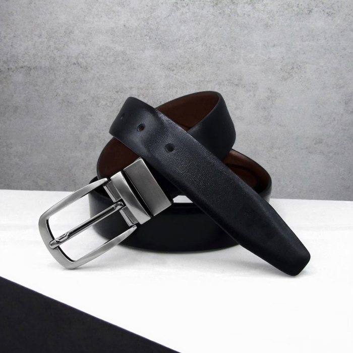 Personalized Reversible Leather Belt