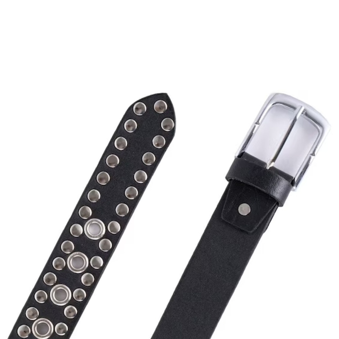 Leathershire Studded Biker Leather Belt 
