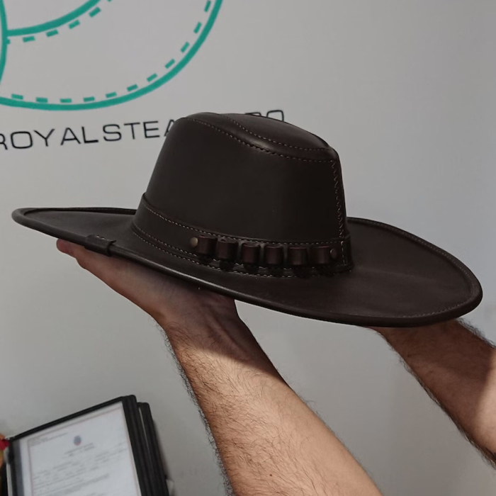 Custom-Order Leather Cowboy Hat