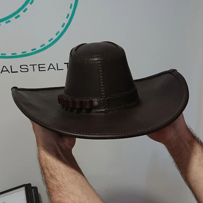 Custom-Order Leather Cowboy Hat