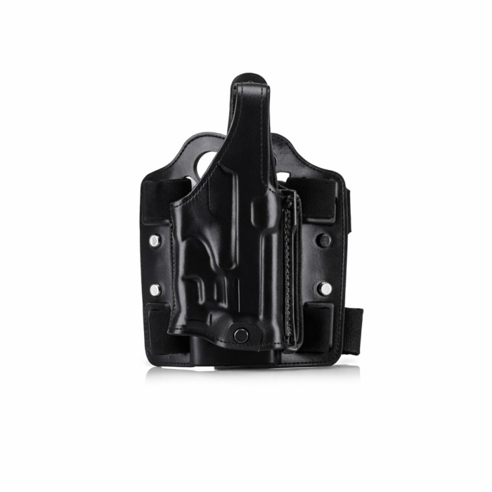 Leather Drop Leg Hunting Holster With Light